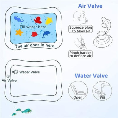 Baby Inflatable Cushion Water Play Mat